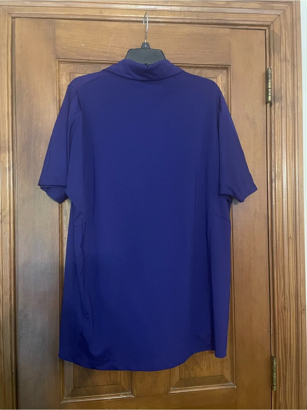 adidas Purple Pirates Polo Shirt with Yellow Chest Text, Sleeve Design,‎ Size L